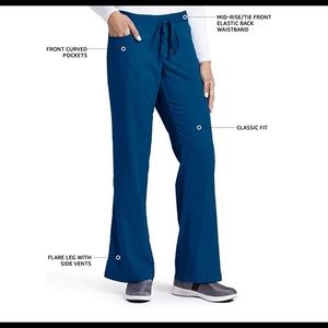 Grey’s Anatomy Women’s Scrub Pants, Indigo, S Pet
